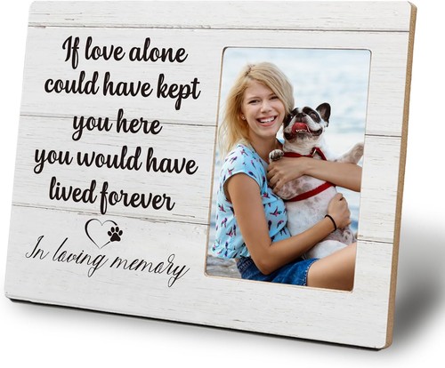 Dog memorial picture - memorial, frame